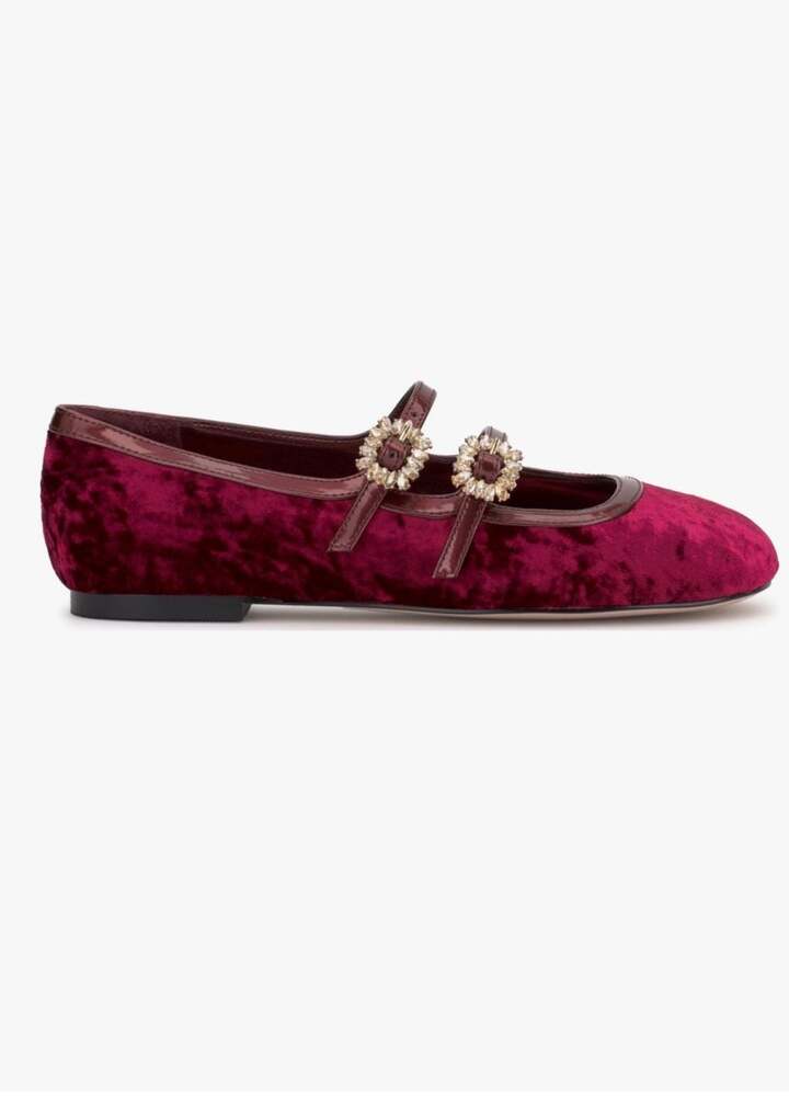 Jessica Simpson Allista Buckle Strappy Ballet Flats